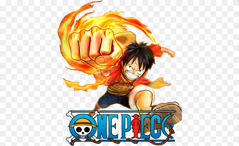 438x513 Animes U2013 Mundo One Piece Luffy Hd, Book, Comics, Publication, Baby PNG