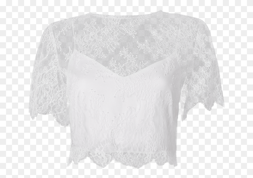 654x530 Anina Top Ivory Lace Lace, Blouse, Clothing, Apparel HD PNG Download