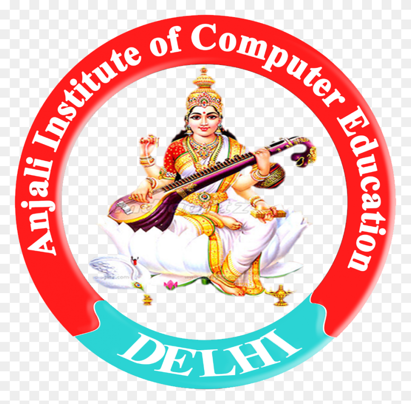 915x900 Anjali Institute Of Computer Education Logo Kjri Melbourne, Label, Text, Person HD PNG Download