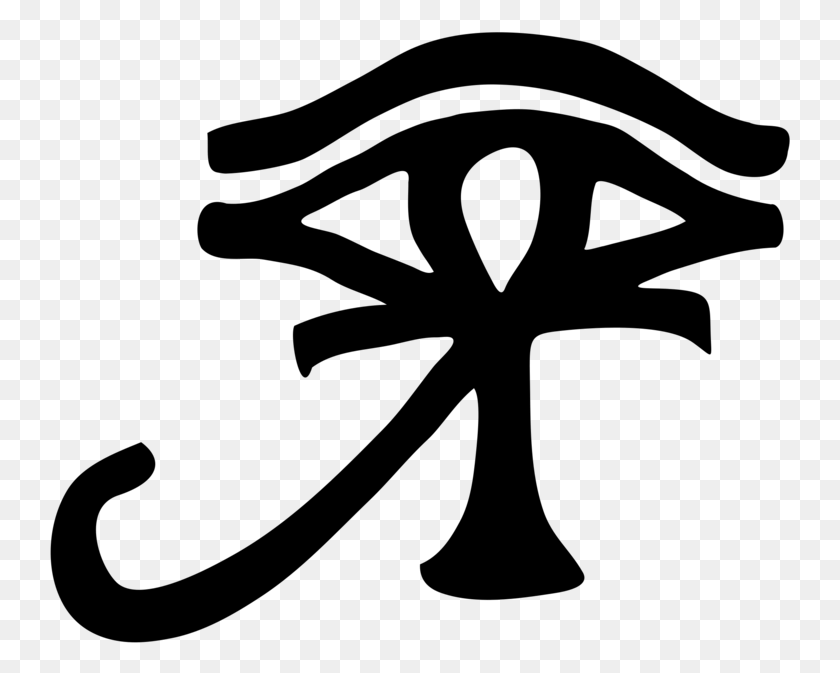 742x613 Ankh And Eye Of Horus Eye Of Ra Ankh, Gray, World Of Warcraft HD PNG Download