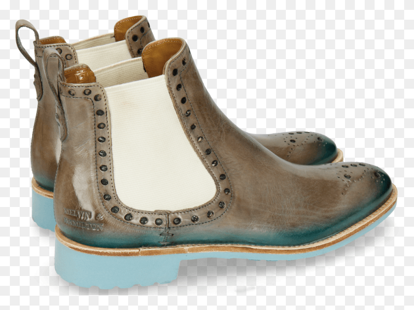 999x729 Ankle Boots Amelie 8 Oxygen Shade Ice Blue Chelsea Boot, Clothing, Apparel, Shoe HD PNG Download