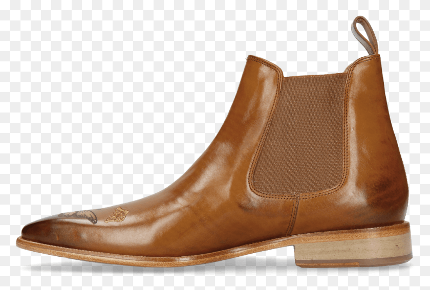 1000x651 Ankle Boots Clark 22 Tan Embroidery Small Butterfly Chelsea Boot, Clothing, Apparel, Shoe HD PNG Download