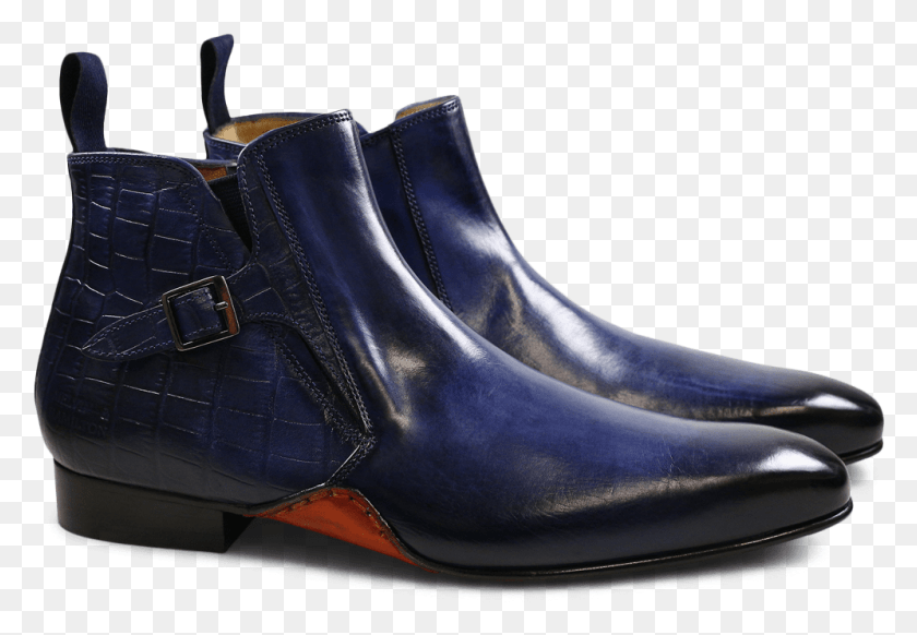 996x667 Ankle Boots Ethan 16 Big Croco Mid Blue Elastic Navy Leather, Shoe, Footwear, Clothing HD PNG Download
