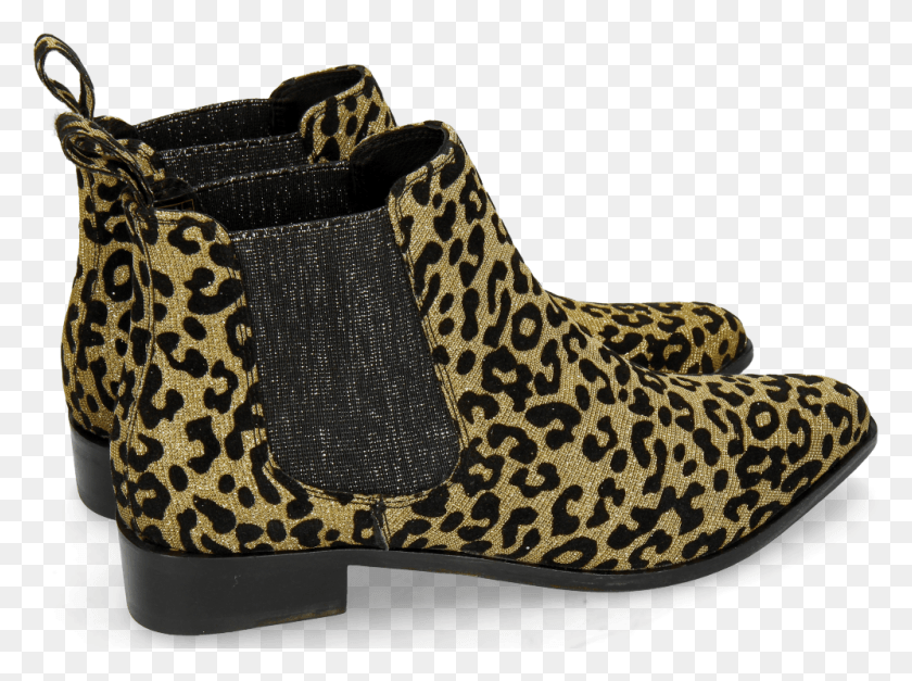 997x726 Ankle Boots Marlin 4 Leo Glitter Gold Chelsea Boot, Clothing, Apparel, Footwear HD PNG Download