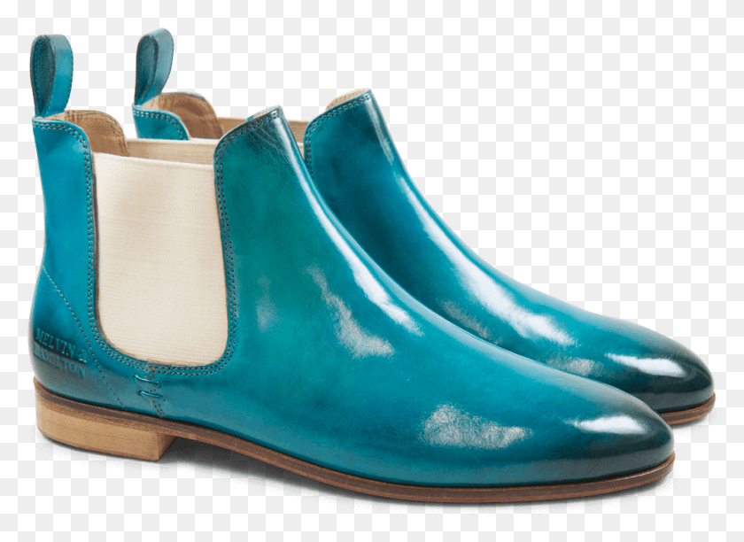 997x706 Descargar Png Botines Susan 10 Crust Turquesa Elástico Off White Chelsea Boot, Ropa, Zapato Hd Png