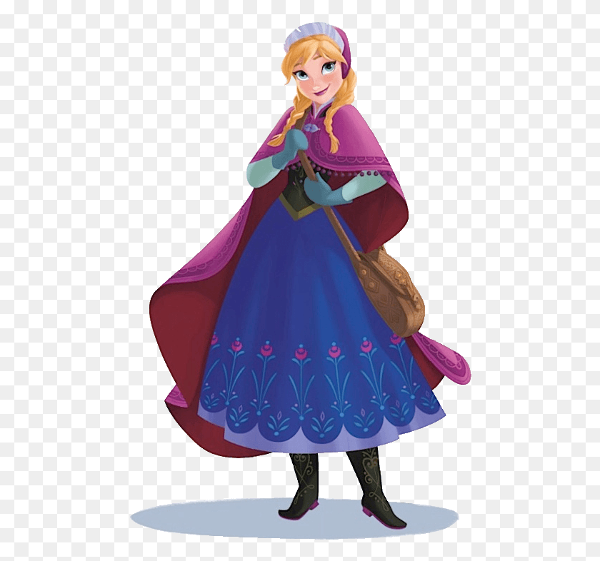 Anna Anna Frozen Winter Dress, Clothing, Apparel, Figurine HD PNG Download