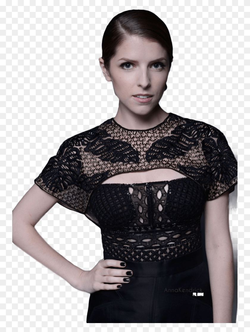757x1056 Anna Kendrick Image Anna Kendrick, Sleeve, Clothing, Apparel HD PNG Download