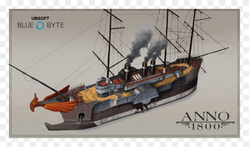 3556x2000 Anno 1800 Imperial Pride, Boat, Vehicle, Transportation HD PNG Download