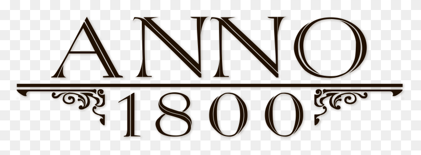 4697x1500 Anno 1800 Logo, Text, Alphabet, Number HD PNG Download