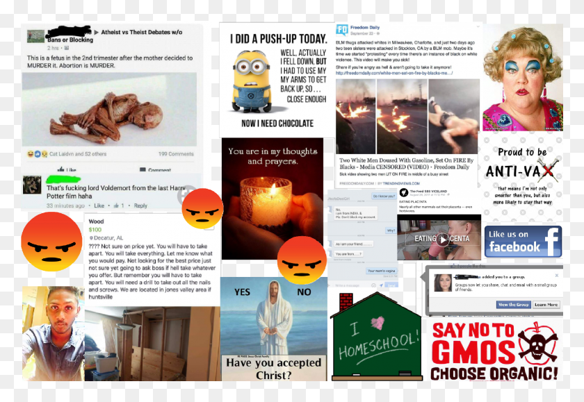 1801x1200 Annoying Facebook Starter Pack Online Advertising, Person, Human, Poster Descargar Hd Png