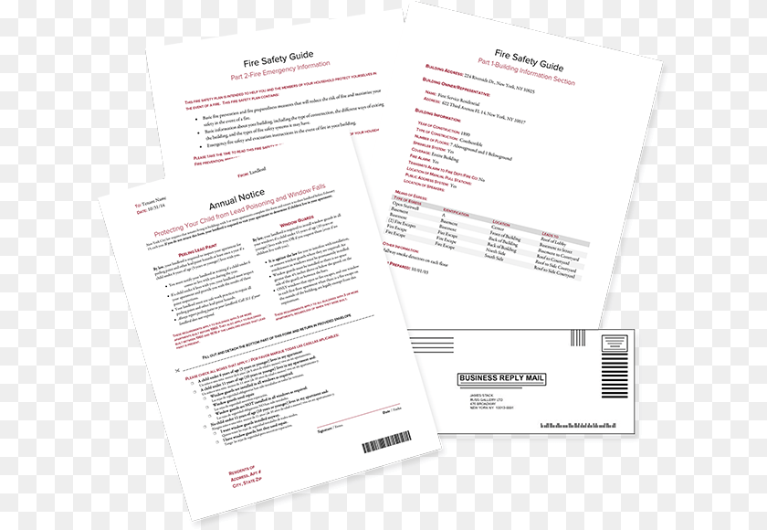 Annual Safety Notice Mailings Done Right Document, Text, Business Card, Paper Transparent PNG