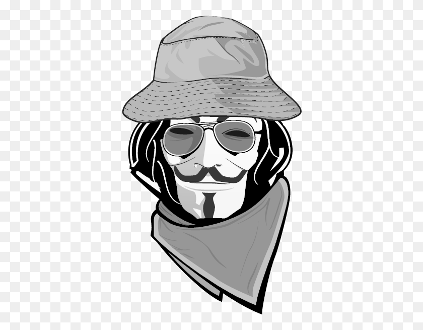 358x595 Anonymous Anonymous Skull With Military Helmet, Clothing, Apparel, Baseball Cap HD PNG Download