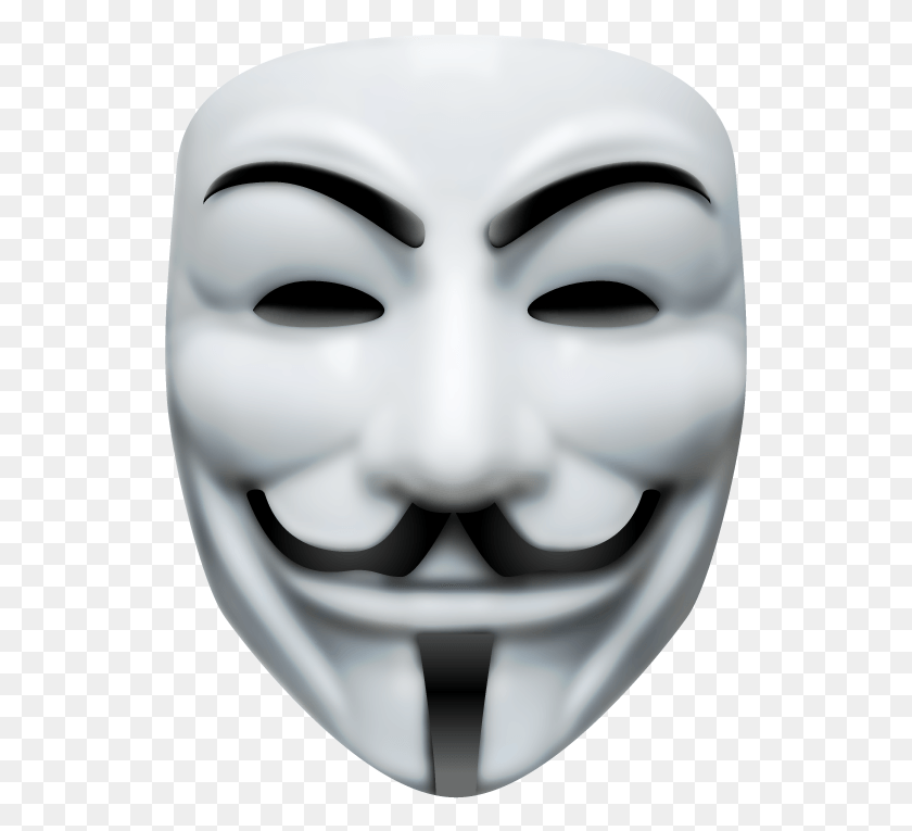 537x705 Anonymous Is A Loosely Associated International Network Face Mask, Toy HD PNG Download