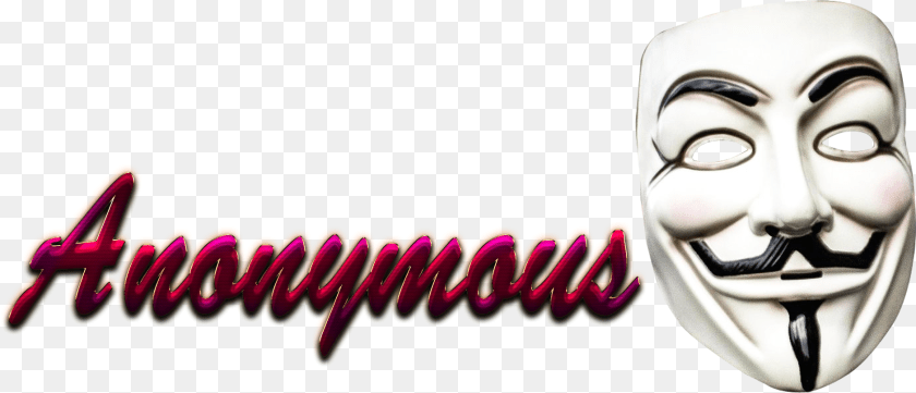 Anonymous Mask Hacker Mask, Face, Head, Person Sticker PNG