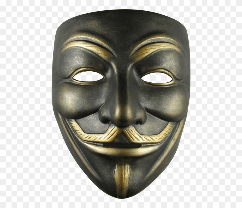 484x660 Anonymous Mask Image, Helmet, Clothing, Apparel HD PNG Download