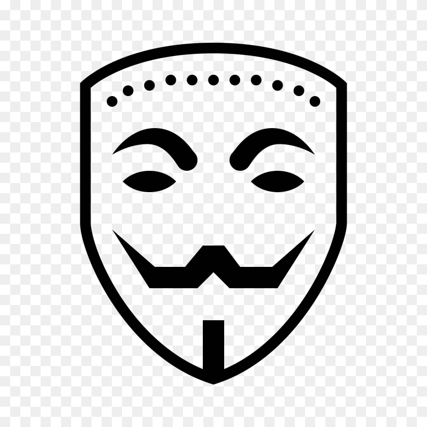 1600x1600 Anonymous Mask Picture Arts, Stencil, Face, Head, Person PNG