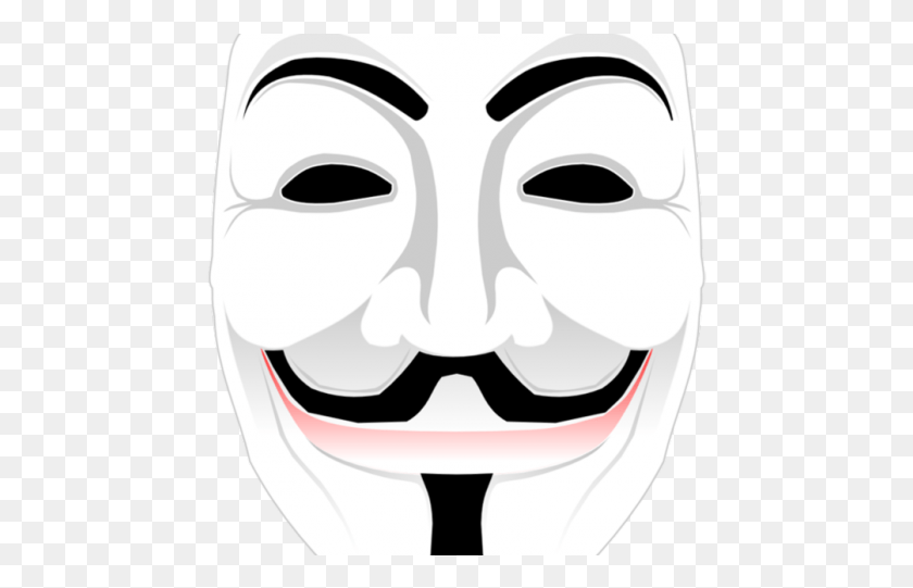 461x481 Anonymous Mask Transparent Images Anonymous Mask Clipart HD PNG Download