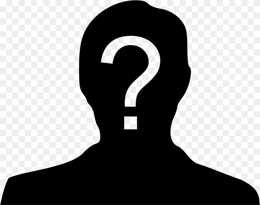 Anonymous Person No Background, Gray PNG