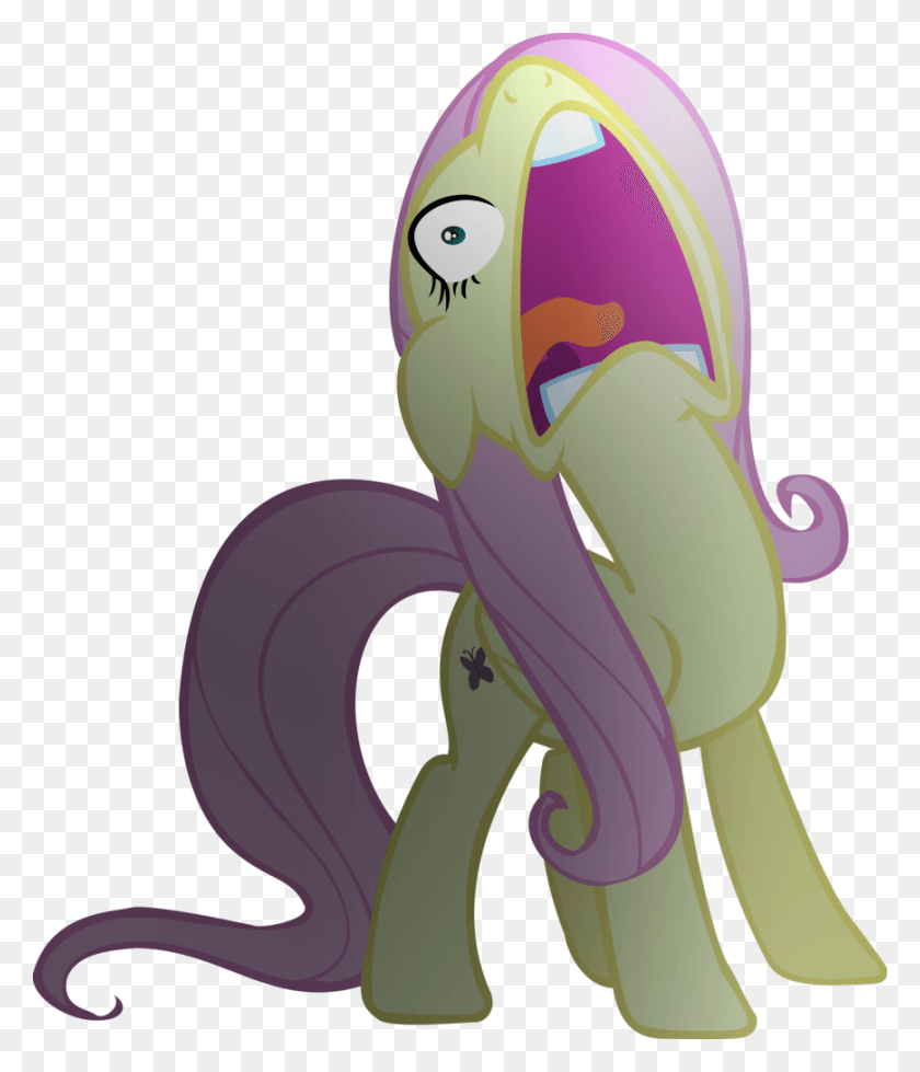 869x1024 Anonymous Used Roll Picture Anonymous Rolled Mlp Scare Master Fluttershy, Graphics, Clothing HD PNG Download