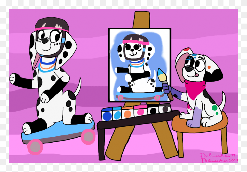 1213x815 Another 101 Dalmatian Street Fan Art Dolly Doing A Dalmatian Street, Graphics, Purple HD PNG Download
