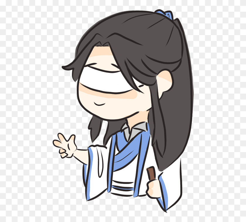 484x699 Another Smol Doodle Dump Who Said I Can39t Ref Mdzs Cartoon, Helmet, Clothing, Apparel HD PNG Download
