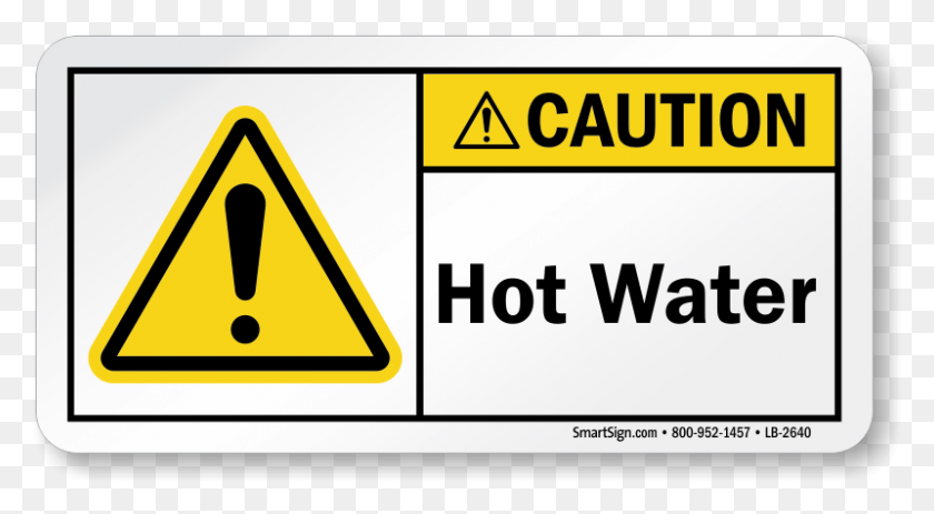 800x414 Ansi Caution Label Sign, Road Sign, Symbol, Text HD PNG Download