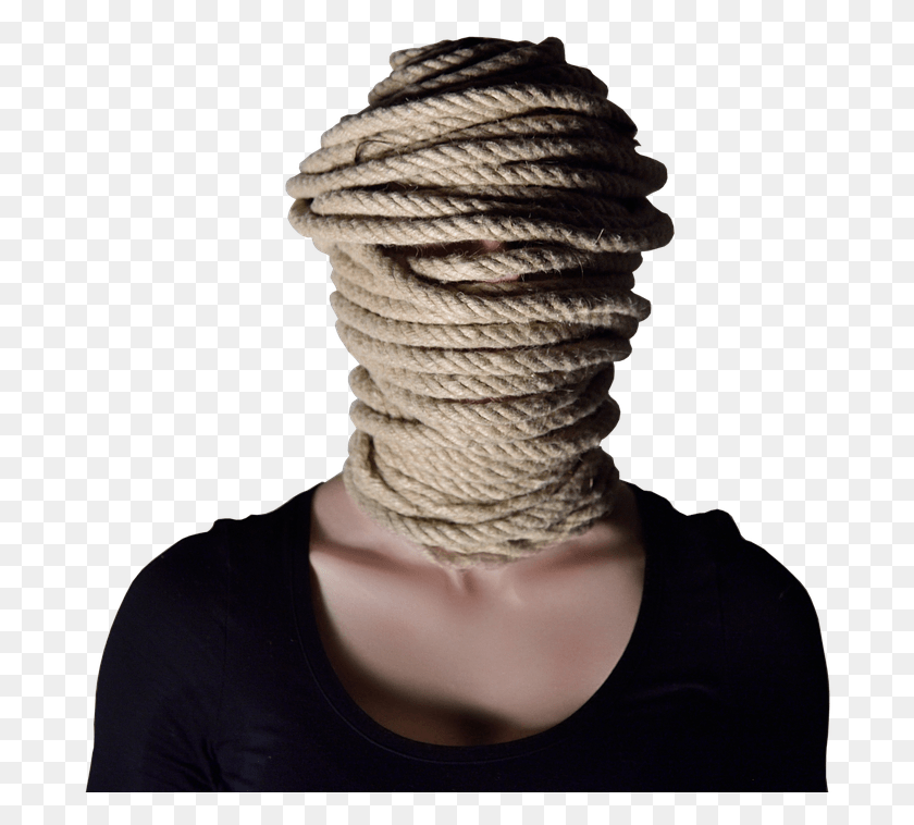 690x698 Ansiedad, Person, Human, Rope HD PNG Download