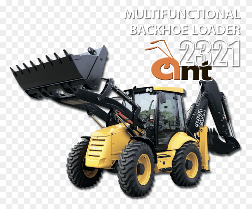 795x651 Ant 2321 Backhoe Loader Can Be Used In 40c To 40c Ekskavator Pogruzchik Ant, Tractor, Vehicle, Transportation HD PNG Download