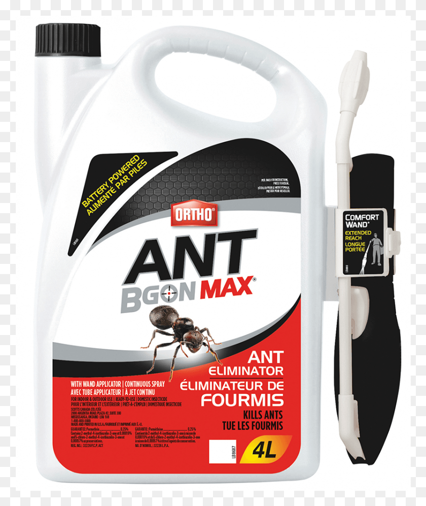833x1001 Ant Eliminator Wand Product Image Ant B Gon Max, Label, Text, Bottle HD PNG Download