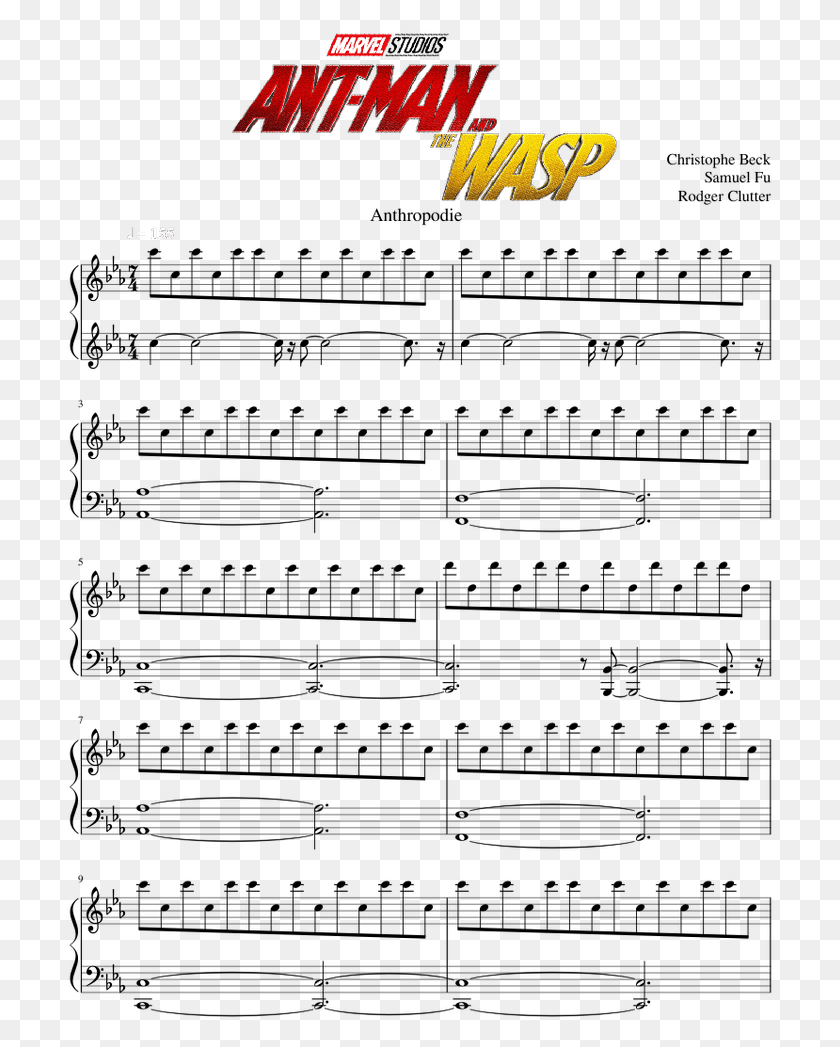 708x987 Ant Man And The Wasp Clarinet Benny Goodman Solos Sheet Music, Legend Of Zelda HD PNG Download