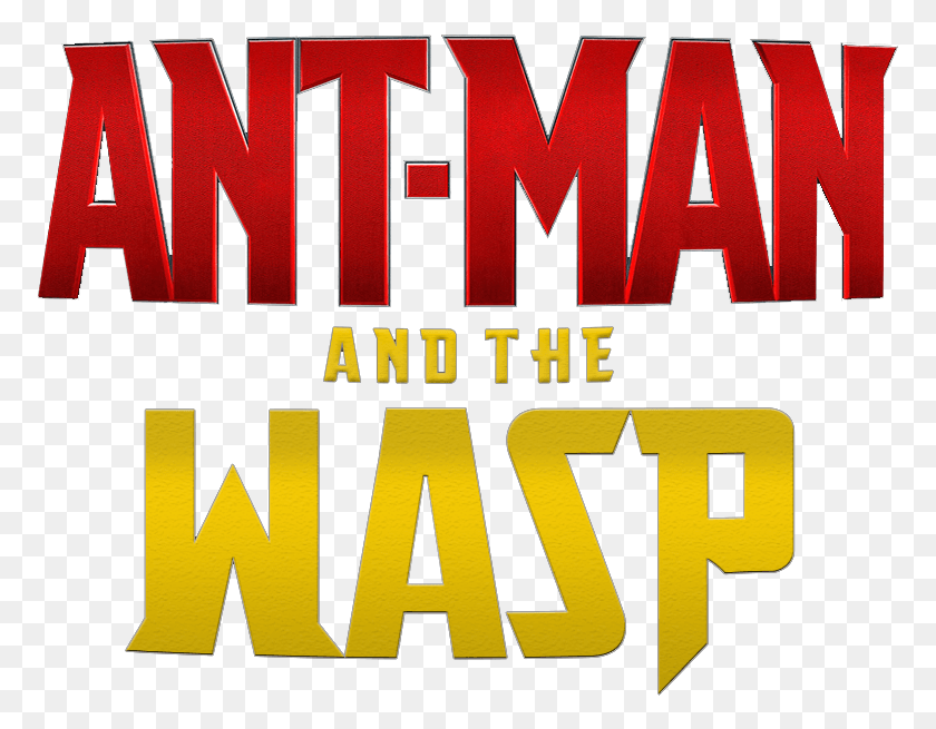 775x595 Ant Man And The Wasp Title Designs Ant Man, Word, Poster, Advertisement HD PNG Download