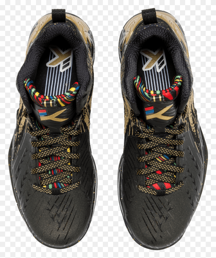 1894x2292 Anta Kt2 Chase Blackgold The Nba Finals, Clothing, Apparel, Shoe HD PNG Download