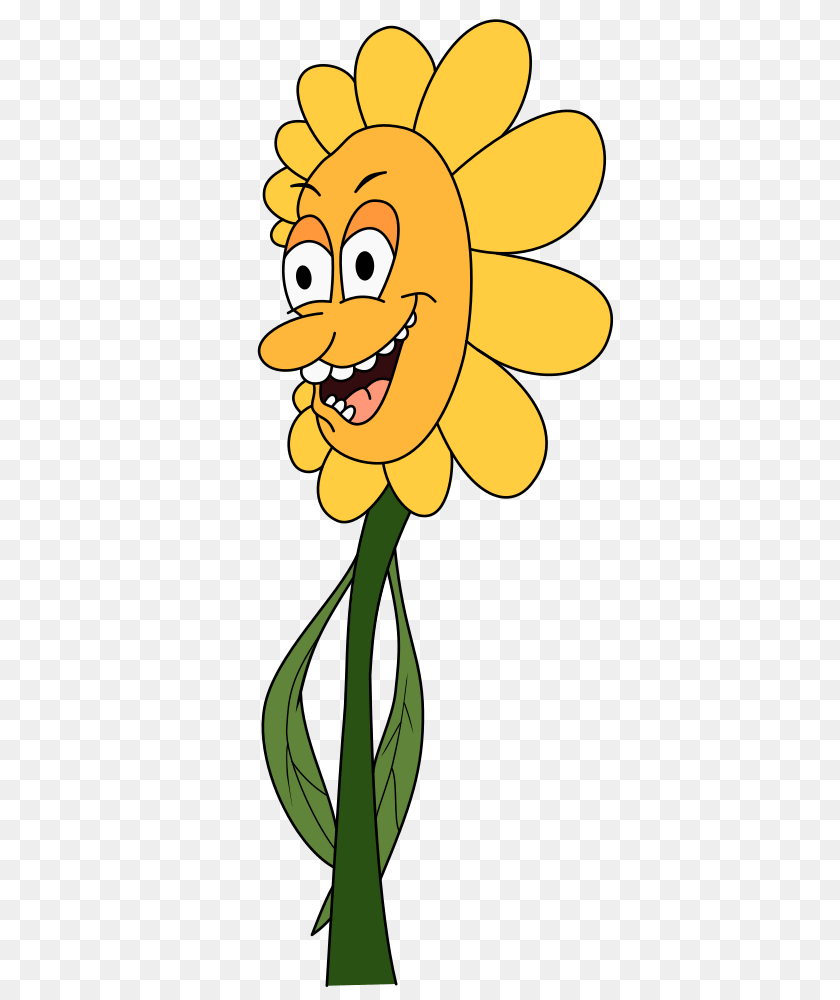 547x1000 Anthropomorphic Plant Flower Cartoon Clipart Cartoons, Daisy, Sunflower PNG