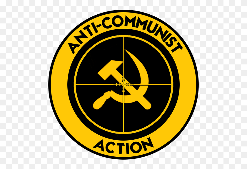 517x517 Anti Communist Action Anti Communist Action Sticker, Symbol HD PNG Download