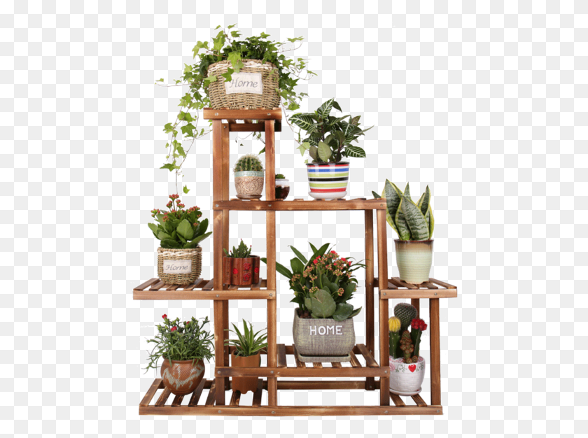 469x566 Anti Corrosion Wood Flower Stand Multi Layer Combination Balcony, Plant, Wedding Cake, Dessert HD PNG Download