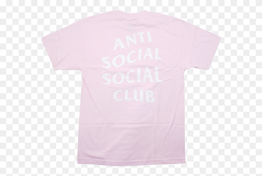 582x507 Anti Social Social Club Logo Tee Active Shirt, Clothing, Apparel, T-shirt HD PNG Download