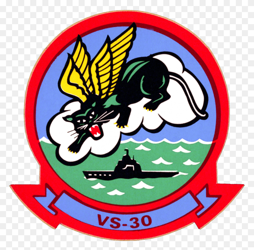 1038x1024 Эмблема Противолодочной Эскадрильи 30 Insignia C1984, Логотип, Символ, Товарный Знак Hd Png Скачать