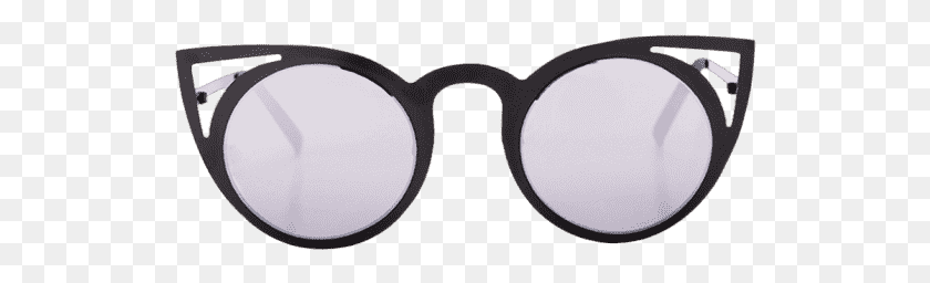 526x196 Descargar Png Gafas De Sol De Ojos De Gatito Anti Uv Con Caja De Material Transparente, Gafas, Accesorios, Accesorio Hd Png
