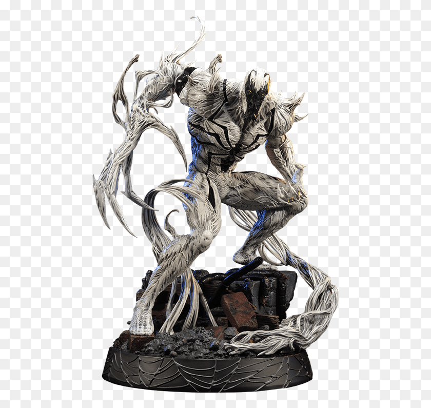 480x735 Anti Venom Statue Anti Venom Prime, Sculpture, Gargoyle HD PNG Download