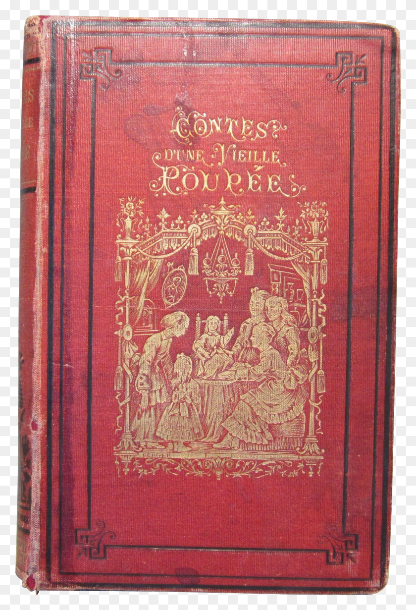1264x1899 Антикварная Французская Книга Обложка Книги Hd Png Скачать