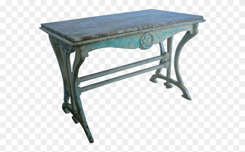 575x464 Antique Marble Topped French Caf Table Unusual Amp Decorative Coffee Table, Furniture, Coffee Table, Desk Descargar Hd Png