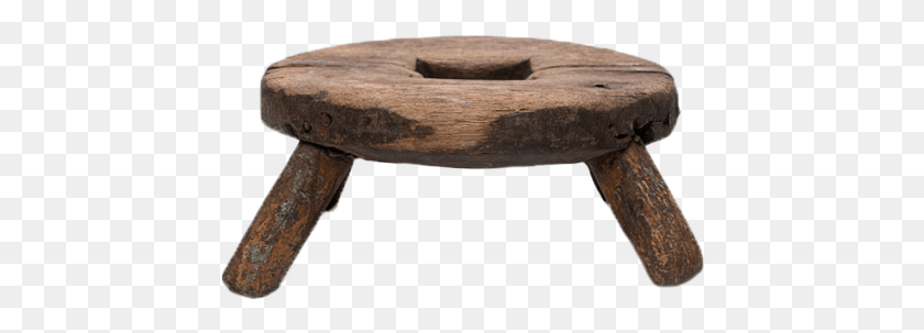 442x243 Antique Wooden Cog Gear Pegs Mill 4 Legged Stool End Table, Axe, Hammer, Wood HD PNG Download