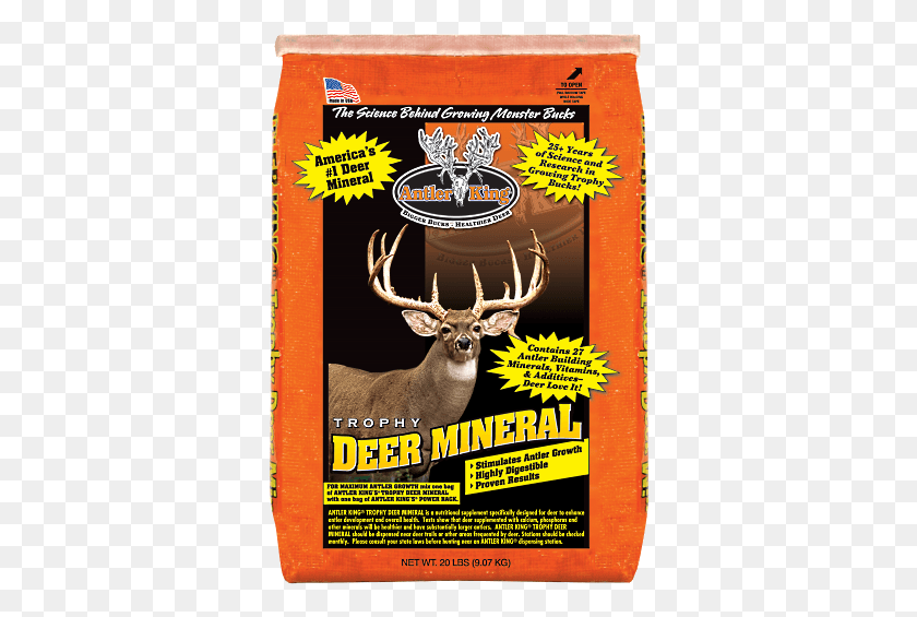 350x505 Antler King Deer Mineral Best Deer Feed For Antler Growth, Poster, Advertisement, Wildlife HD PNG Download