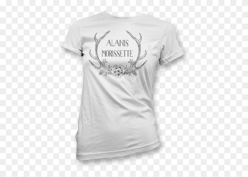 446x541 Antlers T Shirt Women39s T Shirt, Clothing, Apparel, T-shirt HD PNG Download