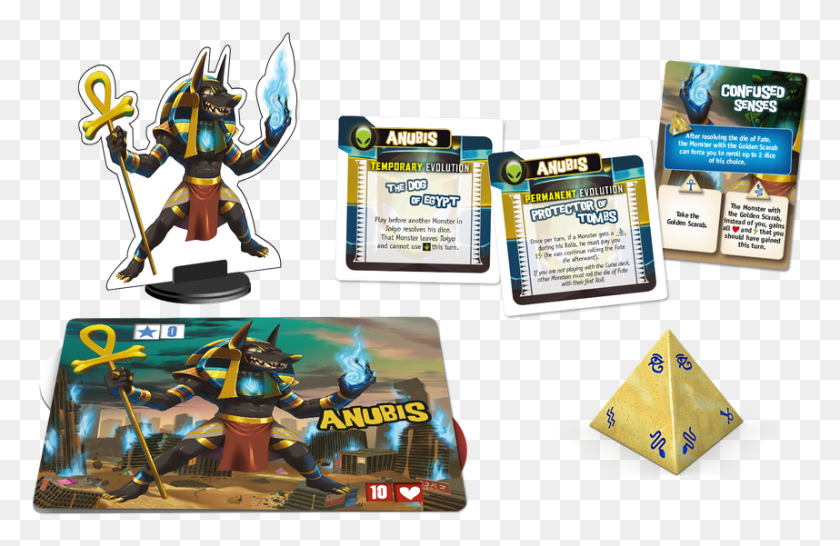 858x535 Descargar Pnganubis Monster Pack Giveaway King Of Tokyo Monster Pack Anubis, Texto, Persona, Humano Hd Png