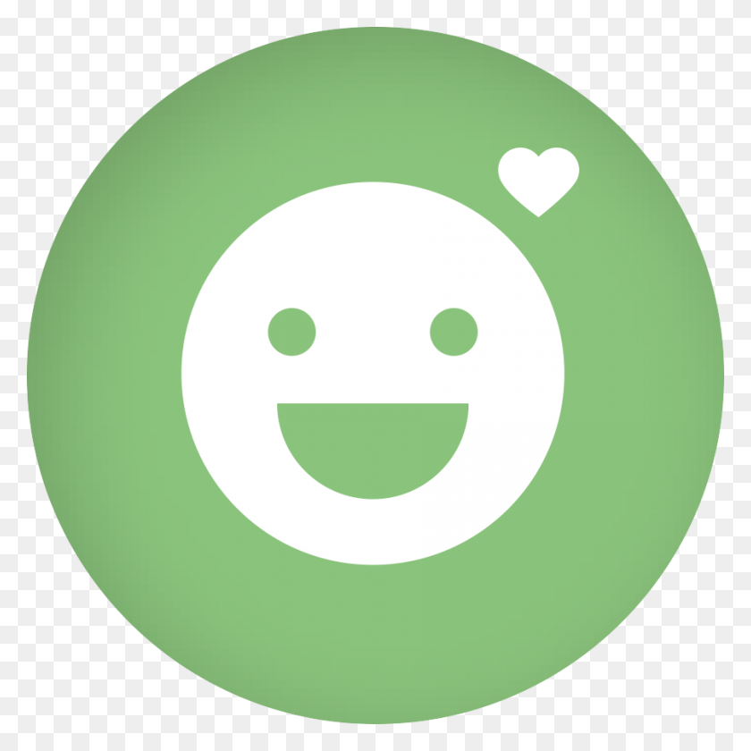 900x900 Anxiety To Calm Happiness Icon, Green, Sphere, Ball HD PNG Download