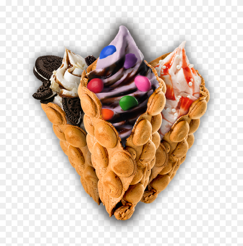1019x1031 Any Additional Flavors Or Toppings Will Be An Added Waffle Ice Cream, Snack, Food, Poster HD PNG Download