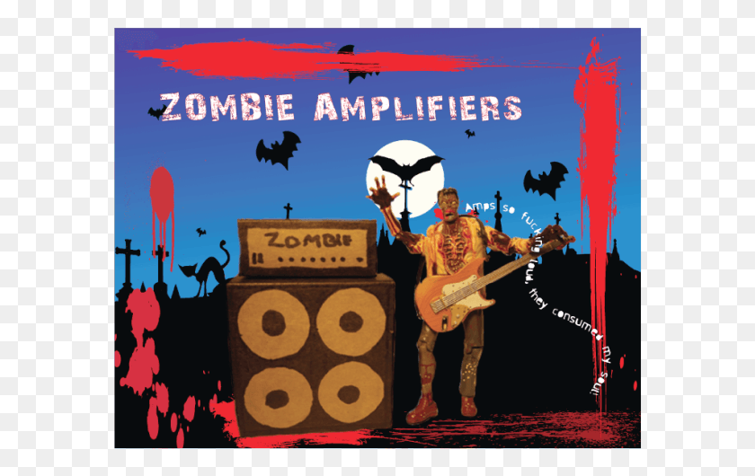 588x470 Any One Ever Heard Of Zombie Amplifiers Halloween Land, Guitar, Leisure Activities, Musical Instrument HD PNG Download
