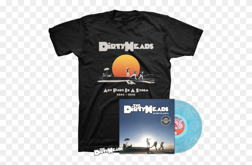 519x491 Any Port In A Storm 10 Year Anniversary Bundle Dirty Heads Any Port In A Storm Vinyl, Clothing, Apparel, T-shirt HD PNG Download