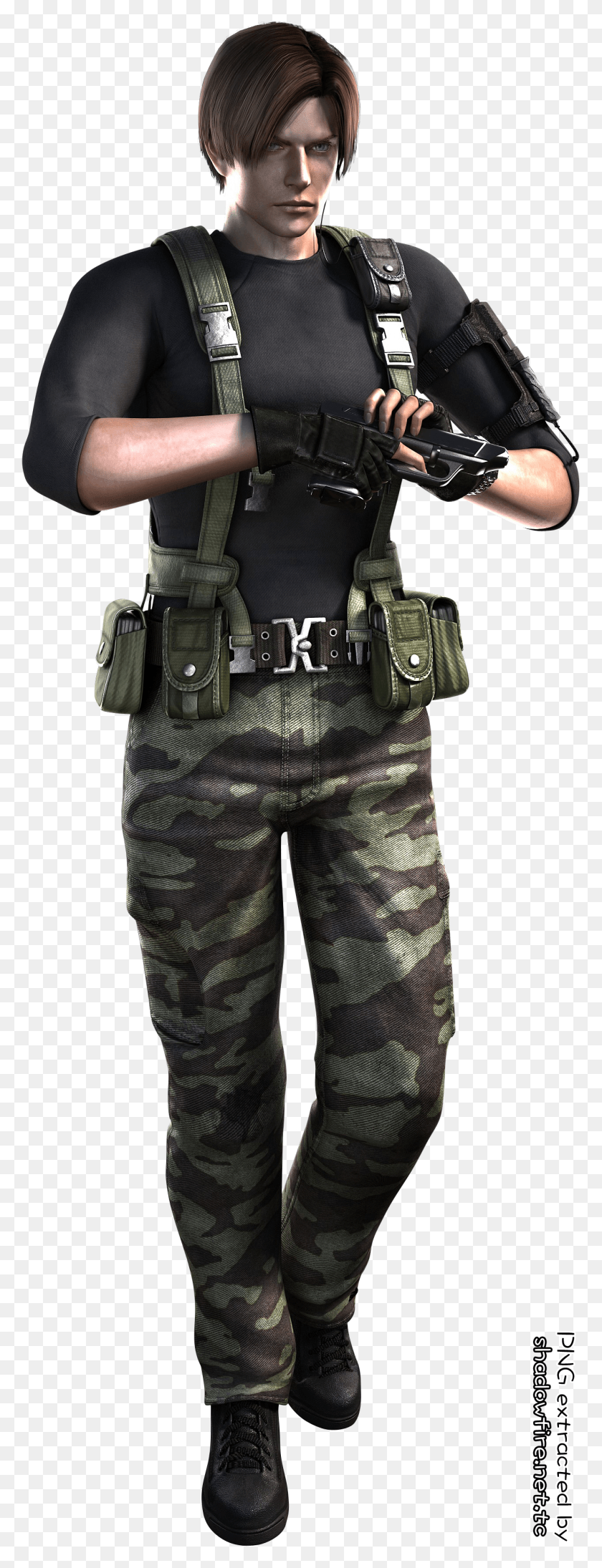 1267x3460 Leon Kennedy Resident Evil Darkside Chronicles, Pantalones, Ropa, Ropa Hd Png